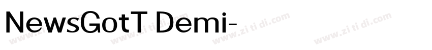 NewsGotT Demi字体转换 NewsGotT Demi字体转换